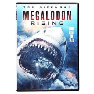 Megalodon Rising DVD Movie 2021 Giant Shark Attack Tom Sizemore SZ OS Blue